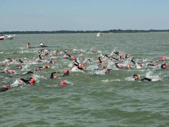 Triathlon Podersdorf Schwimmen
